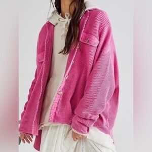 NWOT Free People Inspired Waffle Top